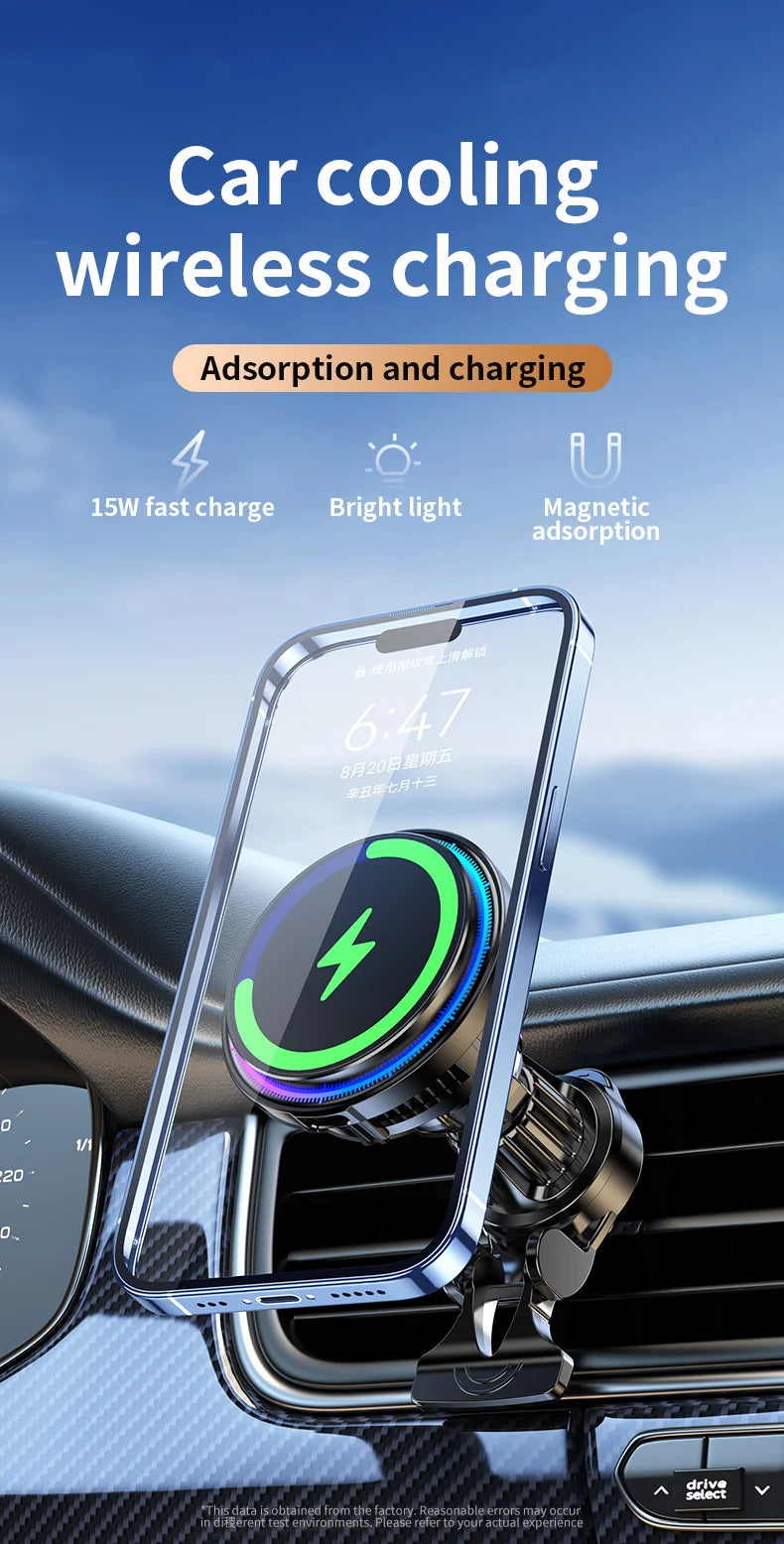 Just Charge Ice Cooling MagSafe Wireless Car Charger