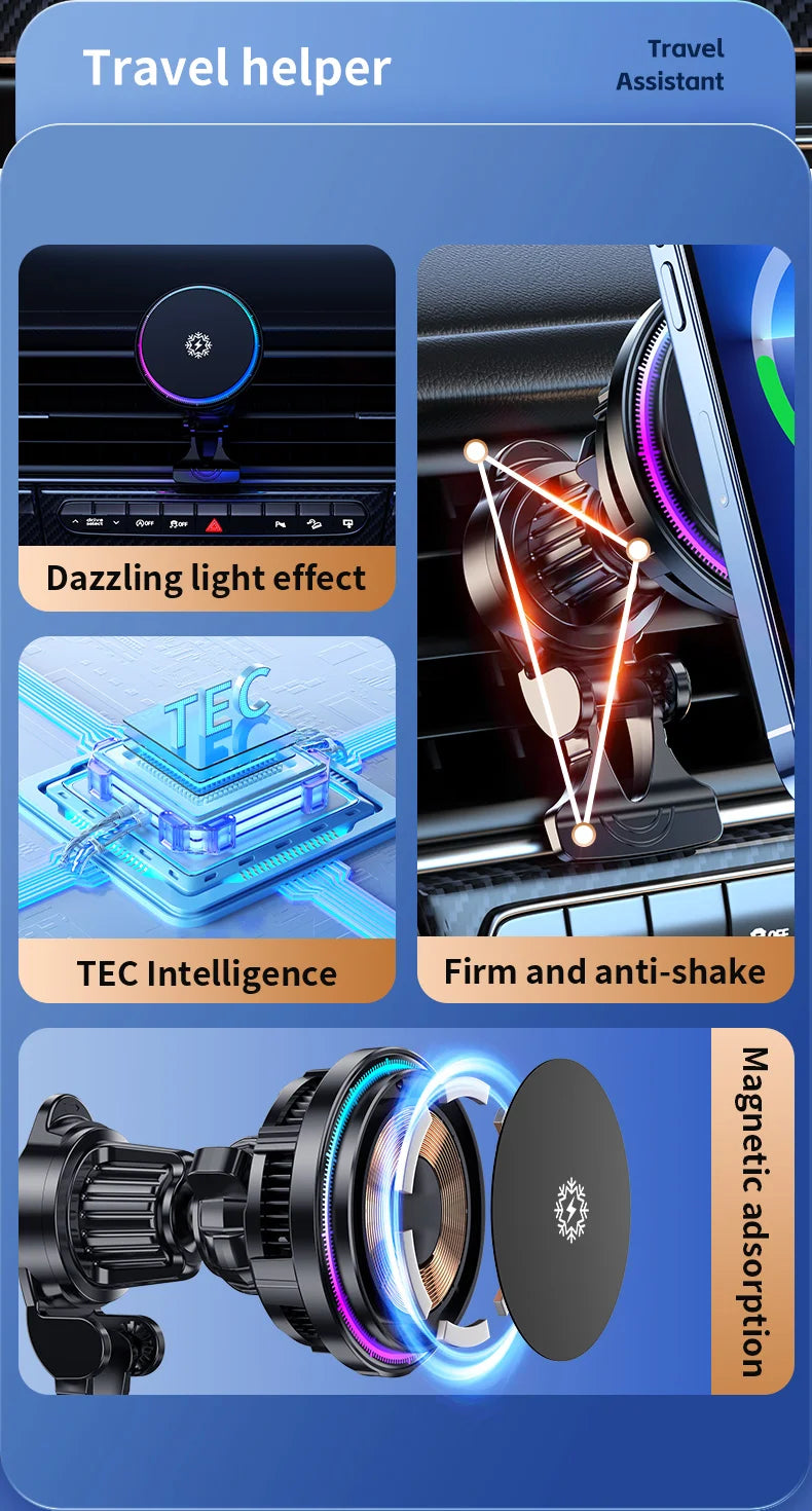 Just Charge Ice Cooling MagSafe Wireless Car Charger